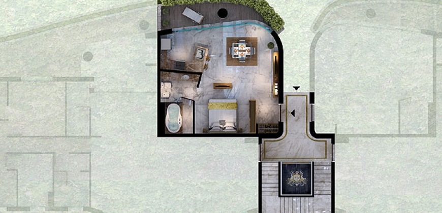 Loft en Residencias Premium Oasis del Yacht