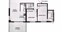 Departamento con cochera sobre Av. Pellegrini