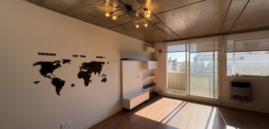 Soñado departamento de 1 dormitorio con cochera