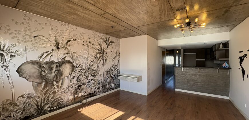 Soñado departamento de 1 dormitorio con cochera